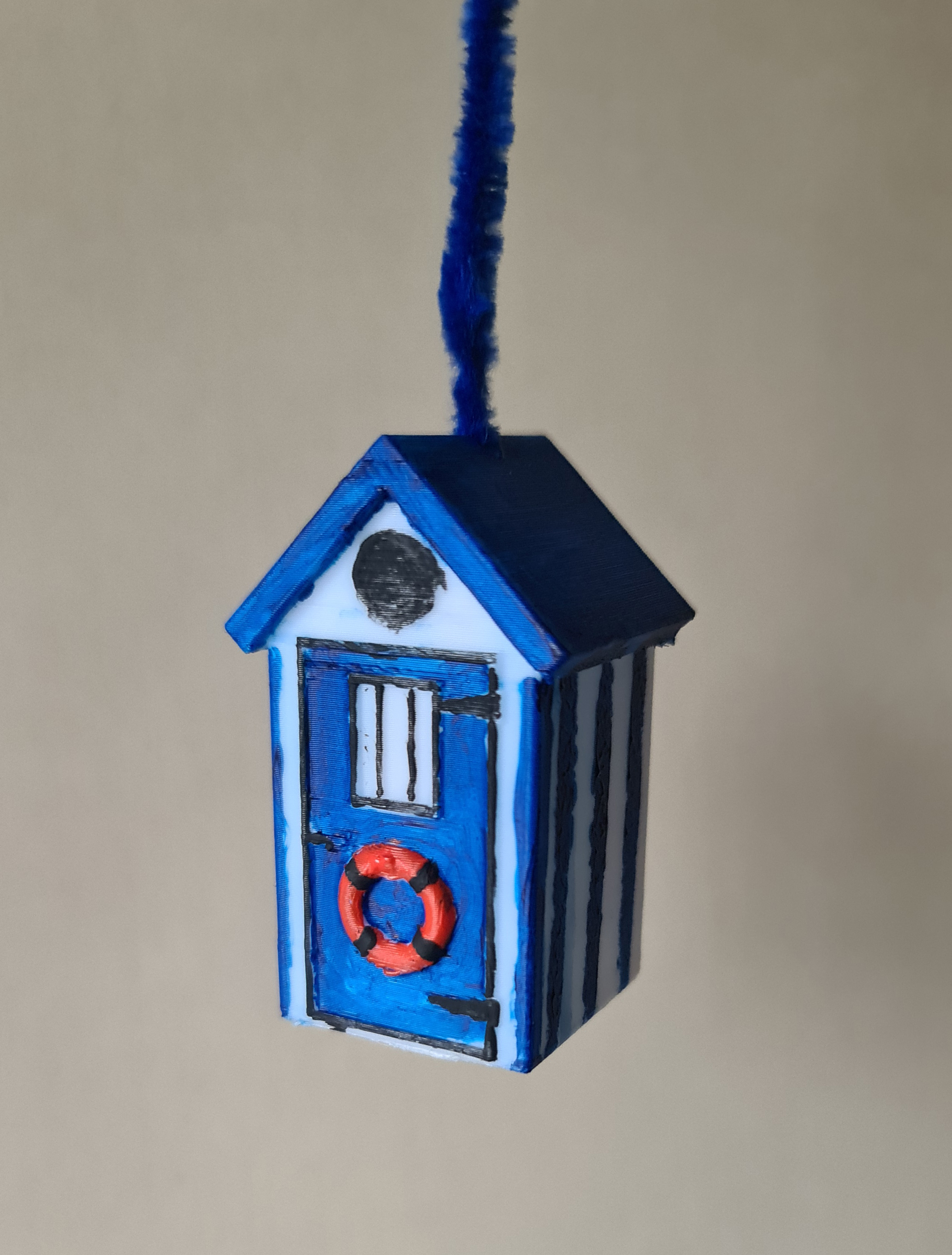 Beach Hut Pull Cord End